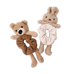 Cute Animal Scrunchies For Hair Accessories Scrunchies Pack Ties Ropes for Teens Girls Women Birthday Gift Thanksgiving Christma