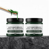 Anti-Bad Breath Herbal Gel - Fresh & Clean Daily Care, Botanical Gel with Chlorophyll & Parsley, Lightweight Oral Care Gel for E