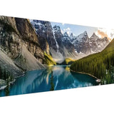 XWJJ Diamond Painting Kits,Diamond Art for Adults Mountain Lake Full Round Drill Large Size(55.1x19.7 inch),Abstract Scenery Pai