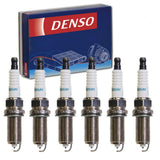 6 pc DENSO Iridium Long Life Spark Plugs compatible with Toyota 4Runner 4.0L V6 2003-2013