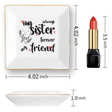 Sisters Gifts from Sister in Law Happy Birthday Gift for Women Funny Big Brother Little Ceramic Small Jewelry Dish Unique Trinke