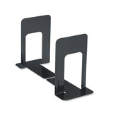 Universal UNV54091 5.78 in. x 8.25 in. x 9 in. Heavy Gauge Steel Standard Economy Bookends Black (1 Pair)