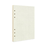 A5 Grid Refill Paper,100Gsm A5 Graph Rule Paper/Quad Rule Filler Paper For 6 Ring Refillable Binder/Planner/Diary Journals/Paint