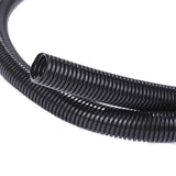 Alex Tech 50ft - 1 inch Split Wire Loom Tubing Wire Conduit - Black