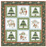 Santa's Tree Farm Panel Quilt Kit
