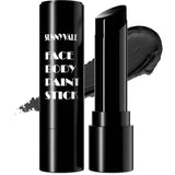 SUNNYVALE Halloween Clown Black Face Body Paint Stick Cream, Eye Black for Adults Softball Baseball Football Sport, Non-Toxic Hy