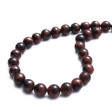 BEADIA Natural Red Tiger Eye Stone Round Loose Semi Gemstone Beads for Jewelry Making 8MM 44PCS