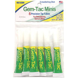 BEACON GemTac Premium Quality Adhesive for Securely Bonding Rhinestones and Gems WaterBased, UVA Resistant, 6 Tube Bag, 1Pa