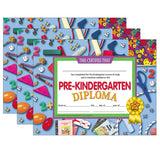 PreKindergarten Diploma, 8.5 x 11, 30 Per Pack, 3 Packs