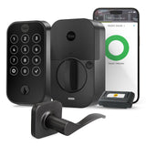 Yale Assure Lock 2 Touchscreen with Wi-Fi and Norwood Lever in Black Suede
