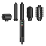 TANSHINE 5 in 1 Professional Hair Dryer Brush & Multi-Styler with 110,000 RPM,Ionic Powerful Blow Dryer Brush Set for Curling,St