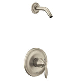 Moen UT2132NHBN Eva Collection MCORE 3Series 1Handle Shower Trim Kit, Valve Required, Brushed Nickel