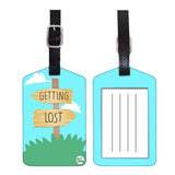 Nutcase Designer Luggage Travel Baggage Tags Single Tag With Name Card Inside Getting Lost