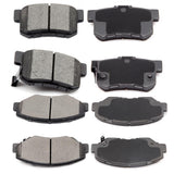 ECCPP D914-7795 D536-7418 Front & Rear Ceramic Disc Brake Pad Set Fit For Honda CR-V 2002-2004,For Honda Element 2003-2011