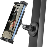 Gym Magnetic Phone Holder [Strong Magnet] Golf Cart Phone Mount for Gym [360 Rotatable] Four Corners Fixed Anti-Shake Big Phone 