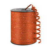 Orange Glitter Curling Ribbon, 1/5 Wide x 500 Yards Christmas Curling Ribbons for Gift Wrapping, Party Decoration, Balloon Strin