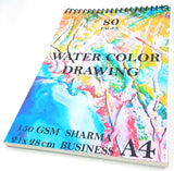 SUKECHI Artists Skethbook Wiro Bound A4 Size for Drawing, Painting and Sketching, 150 GSM Thick Paper