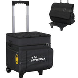 Cooler with Wheels and Handle, 50 Can Rolling Cooler, Portable Collapsible Soft Cooler with Wheels, Leakproof Insulated WheeledC