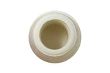 Shepherd Hardware 8751E Leg Tips 1/2-Inch Inside Diameter Rubber Chair Leg Caps, 24 Pack, White