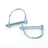 Trailer Hitch Pin, 2Pcs Tivnhuils Trailer Coupler Pin, Zinc Plated Carbon Steel Safety Coupler Pin, 3/8 x 2.75, Large