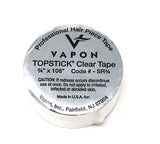 Vapon Topstick Clear Double Sided Medical Grade Adhesive Tape Roll 3/4 x 108
