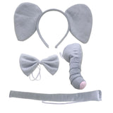Enakshi Elephant Ears Headband Nose Bow Tie Tail For Festivals Themed Party Birthday|Clothing, Shoes & Accessories | Costumes, R