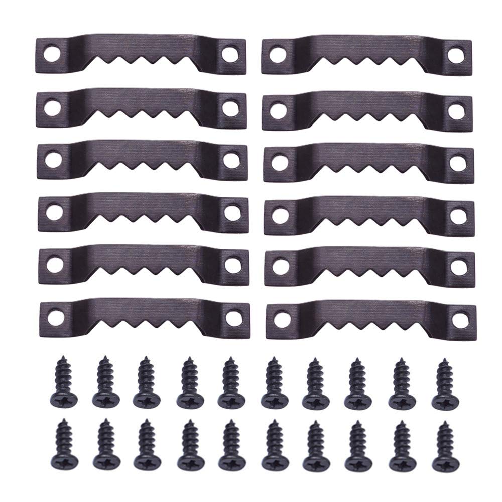 100 Pack Small Sawtooth Picture Hangers With 200 Screws Metal Picture Frames Hangers Set For Hanging Wooden Frames Paintings Art
