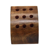 Master Piece Crafts Wooden Pen Holder/ Pencil Holder / Paper weight / Office supplies / Desk organizer / Wooden Office table org