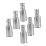 INOOMP 6pcs Mop Threaded Tips: Mop and Broom Extension Rod Connector Metal Quick Connect Adapter for Cleaning Accessories and 