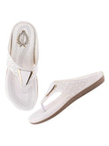 Shoetopia Women'S Flat-1188 White Flat Sandal-6 Kids Uk (Flat-1188-White)-Eu39,White,6,B0D8QFGMVB