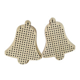 Ecomistiq 12Pcs Stitch Pendant Blank Wood Shapes For Handmade Embroidery Style 4 | Stitch Kits | Hand Embroidery Kits | Embroide