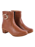 Shoetopia Women'S Flat Boots Tan 7 Uk,Tan,7,B0BSC45BZM