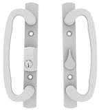 BRIXWELL 13245WK White Amesbury Truth Sash Controls Patio Door Handle Sets