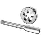 Burkit 1/2-28 UNEF Tap and Die Set, Right Hand 1/2 x 28 HSS Machine Thread Tap Die Set