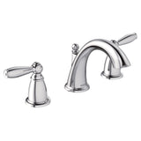 Moen Brantford Chrome TwoHandle Widespread Bathroom Faucet Trim Kit for 3hole Setups, Valve Required, T6620