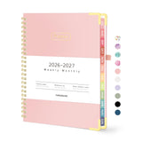 Forvencer Academic Planner 2026-2027, Hardcover Calendar Planner Weekly & Monthly, July 2026 - June 2027, 6 x 8, Daily Agenda wi