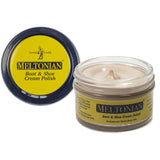Meltonian Cream Shoe Polish - Boot Polish, Leather Shoe Polish Oil Based with Beeswax - Restores & Protects, 60+ Colors, Dark Cr