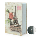 Small Sized Diversion Book Safe Storage Box, Dictionary Secret Safe Can with Security Combination Lock/Key, Diversion Book Hidde
