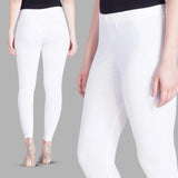 Lux Lyra Women'S Skinny Fit Leggings White Xl