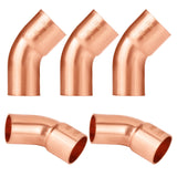 5-Pack EFIELD 1 FTG x 1 Copper Short Radius 45 Street Elbow Copper Fittings (1x1)