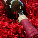 Mrs Fizz Crinkle Cut Paper Shred Filler for Packing and Filling Gift Baskets (2 LB) Red