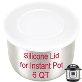 Silicone Lid for Instant Pot 6 QT & 5QT, 9.8IN Reusable Cover for Inner Pot