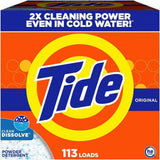 Tide, Original Detergent Powder, 129 Ounce
