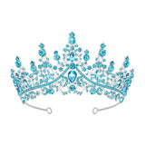Schmoopy Tiara Crown for Women, Hair Accessories for Party Wedding (B-Blue)