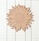 SIDDHANT Arts SACO 005(011) Sunflowers 6PCS. Plain MDF Blanks Cutouts for DIY, Artwork, Decoupage, Mix Media. Scrapbook, Craft e