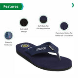 Ortho Joy Extra Soft Doctor Ortho Slippers For Men/Comfortable Slippers For Men,Blue,11,B09W9K9JSH