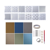 Zoomella Embroidery Starter Kit Threads Accessories For Patchwork Diy Tea Mat Coaster Set Acrafts|Needlecrafts & Yarn|Embroidery