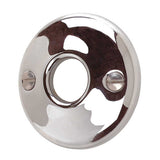 Renovators Supply Manufacturing Pair Colonial Rosette 2 Chrome-Plated Over Brass Passage Knob