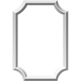 Ekena Millwork PNL16X24AS-02-CASE-4 Ashford Molded Scalloped Wainscot Wall Panel, 16 W x 24 H x 1/2 P, Factory Primed White, 4 C
