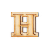 1 Pack Official Greek Wooden Letters for Crafts, ETA - 2 Classic Font Double Layer Wooden Greek Letters - Precision Cut Natural 